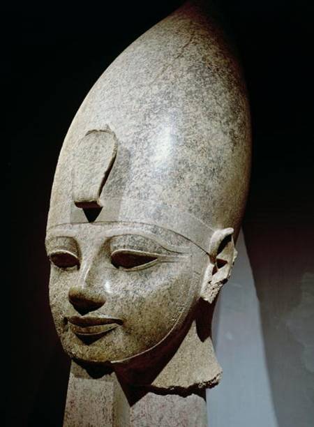 Colossal head of Amenhotep III, from al-Qurnah, New Kingdom de Egyptian