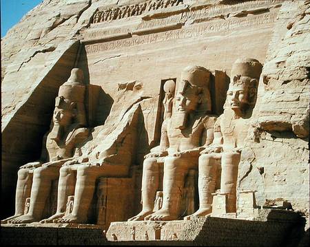 Colossal statues of Ramesses II, from the Temple of Ramesses II, New Kingdom de Egyptian