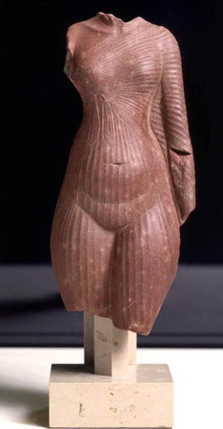 Female torso, probably Queen Nefertiti New Kingdom de Egyptian