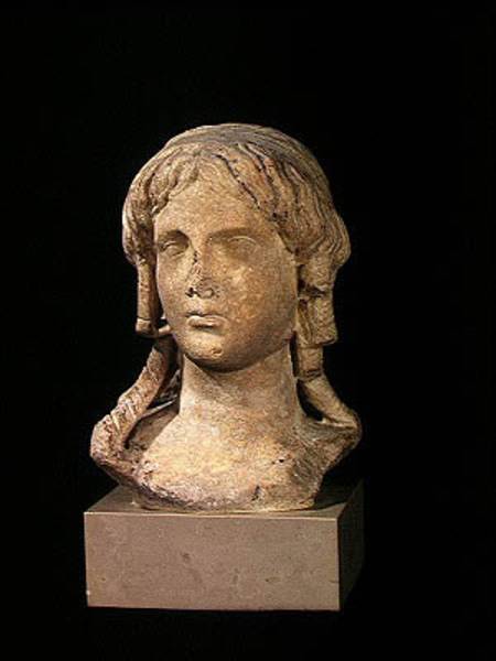 Head of Berenice I (c.317-c.275 BC) or Cleopatra I, Ptolemaic Period de Egyptian