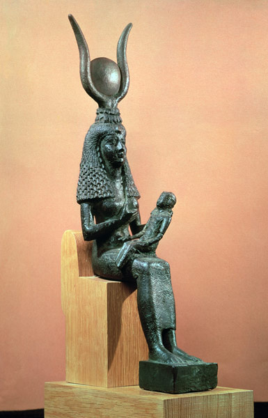 Isis suckling the infant Horus de Egyptian