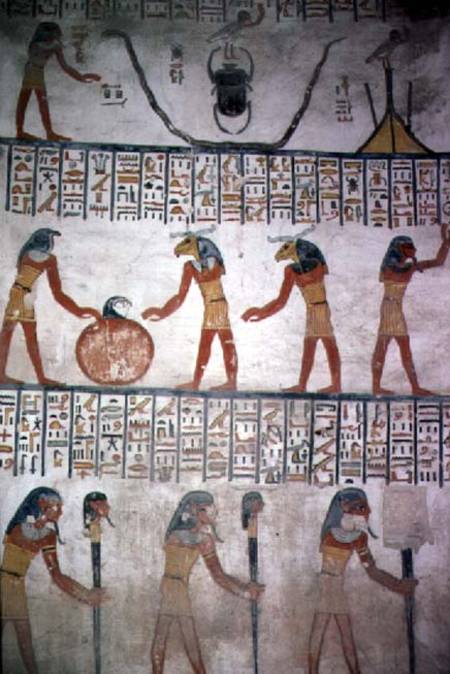 Mural from Chamber I in the Tomb of Ramesses VI de Egyptian