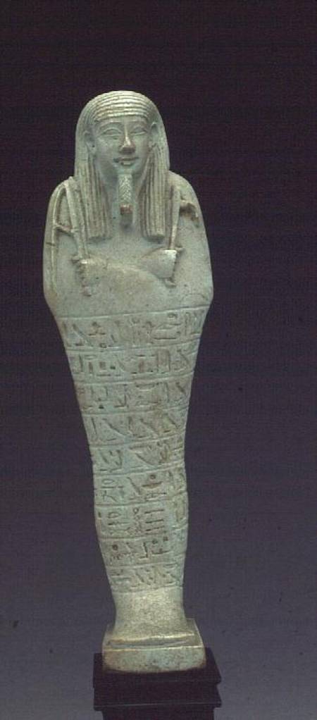 Shabti figure of Imhotep born of Bastetirdis de Egyptian