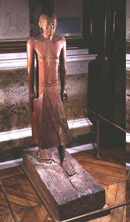 Statue of Chancellor Nakhti, Middle Kingdom de Egyptian
