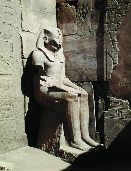 Statue of Tuthmosis III (c.1490-39 BC) New Kingdom de Egyptian