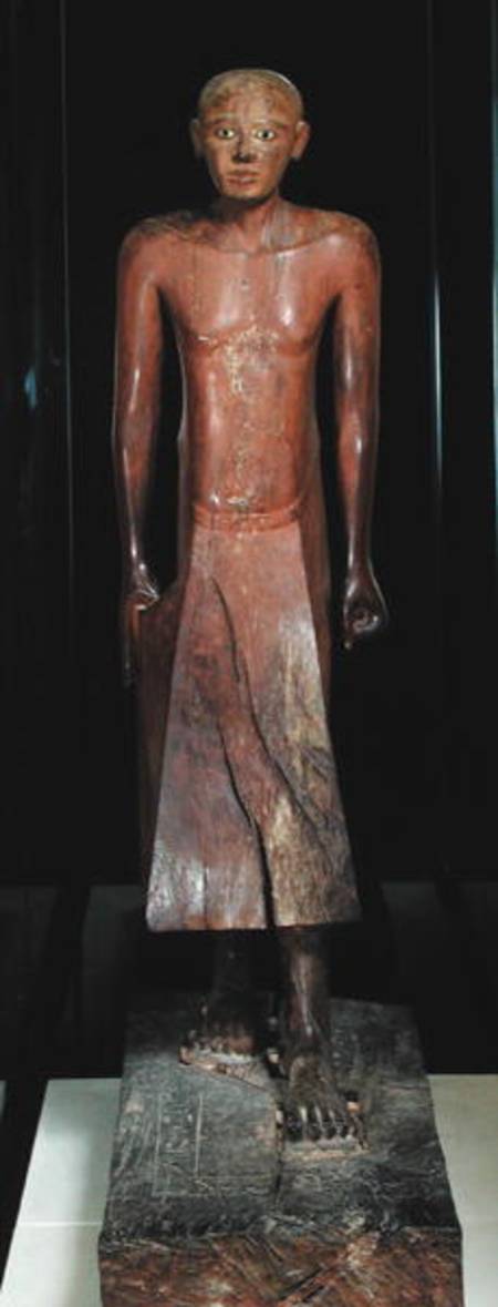 Statuette of Nakhti, chancellor during the reign of Sesostris I (c.1956-c.1911 BC) from Assiut, Midd de Egyptian