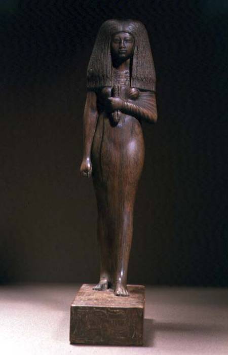 Statuette of the Tuya, head of the harem of Min, New Kingdom de Egyptian