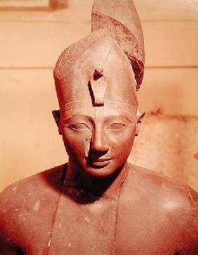 Statue of Tuthmosis III (ruled 1504-1450 BC), from the Temple of Amun, Karnak