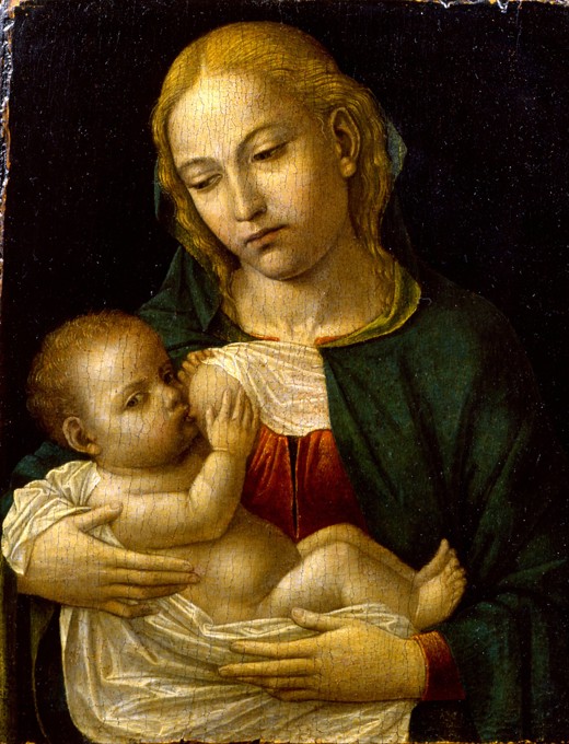 Madonna del Latte de eigentl. Ambrogio da Fossano um Bergognone