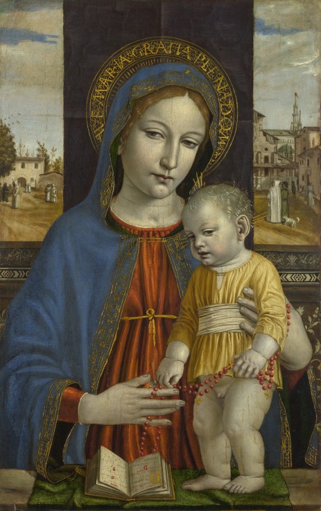 The Virgin and Child de eigentl. Ambrogio da Fossano um Bergognone