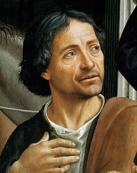 Adoration...Detail de  (eigentl. Domenico Tommaso Bigordi) Ghirlandaio Domenico