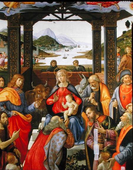 Adoration of the Magi de  (eigentl. Domenico Tommaso Bigordi) Ghirlandaio Domenico