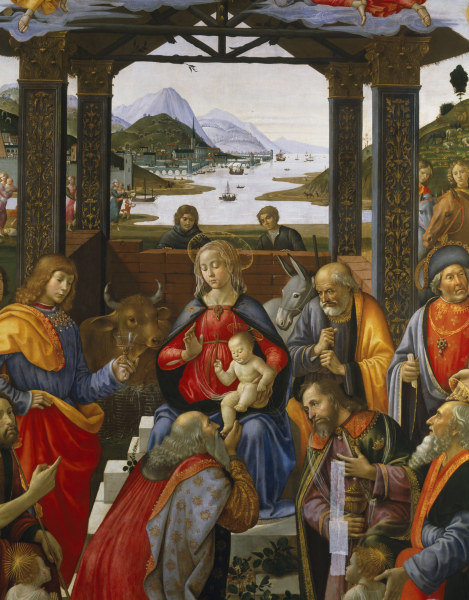 D.Ghirlandaio, Adoration of the Magi de  (eigentl. Domenico Tommaso Bigordi) Ghirlandaio Domenico