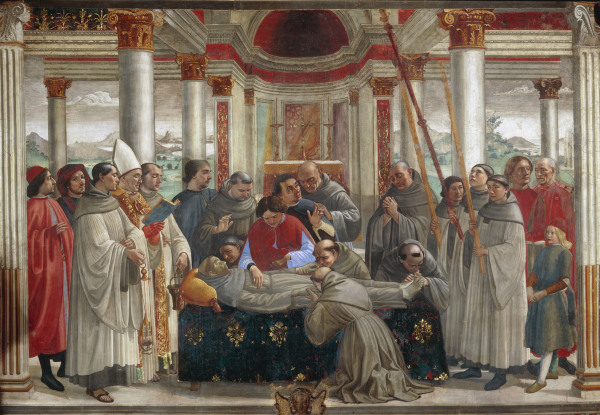 Exequies of St.Francis de  (eigentl. Domenico Tommaso Bigordi) Ghirlandaio Domenico