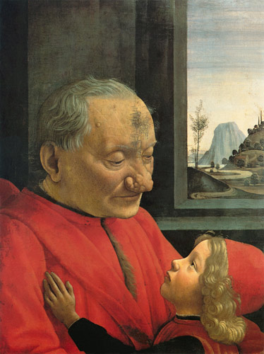 Old man and boy de  (eigentl. Domenico Tommaso Bigordi) Ghirlandaio Domenico