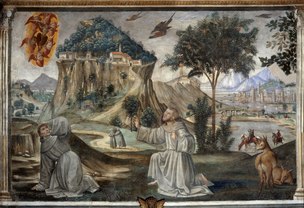 Stigmatisation o.St.Francis de  (eigentl. Domenico Tommaso Bigordi) Ghirlandaio Domenico
