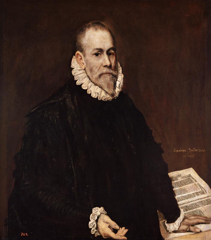 Retrato del Doctor Rodrigo de La Fuente de (Dominikos Theotokopulos) El Greco