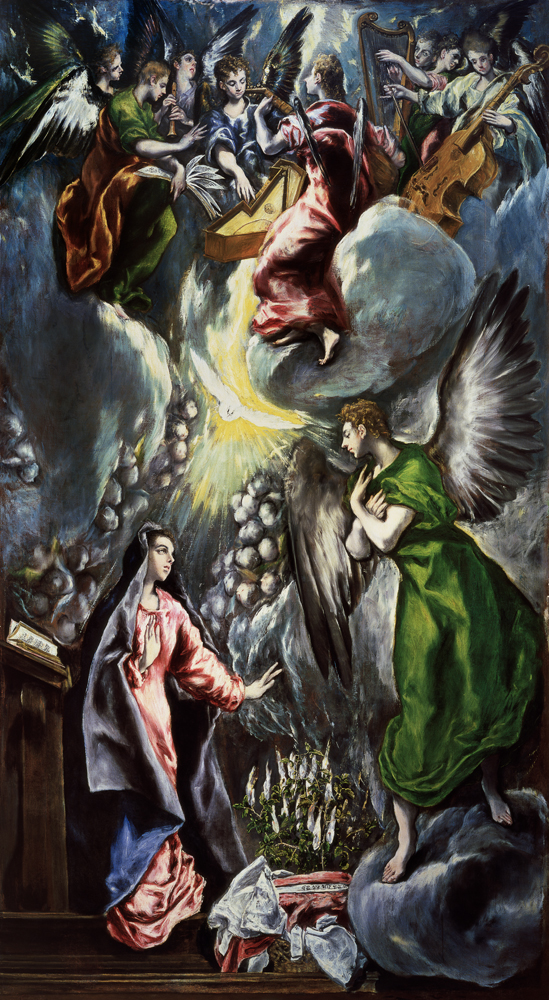Proclamación de María II de (Dominikos Theotokopulos) El Greco