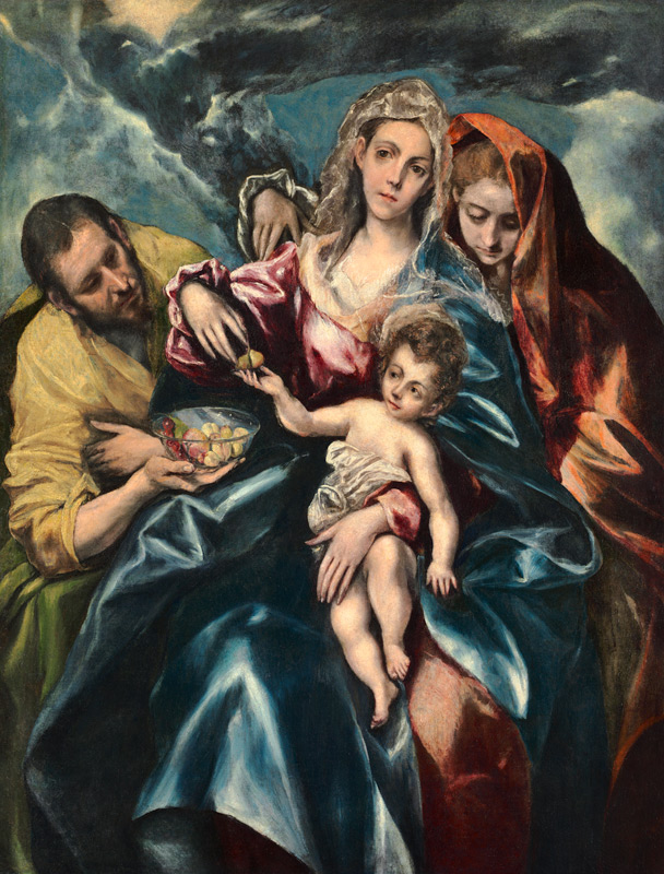 The Holy Family with Mary Magdalen de (Dominikos Theotokopulos) El Greco
