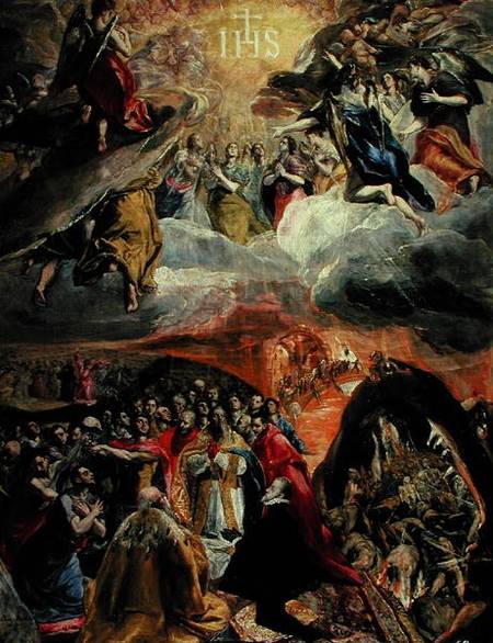 The Adoration of the Name of Jesus de (Dominikos Theotokopulos) El Greco
