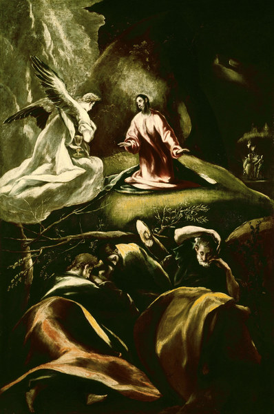 Christ on the Mount of Olives de (Dominikos Theotokopulos) El Greco