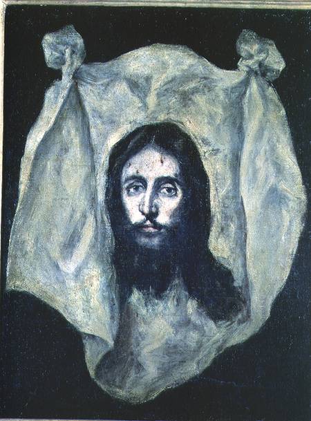 Face of the Christ de (Dominikos Theotokopulos) El Greco