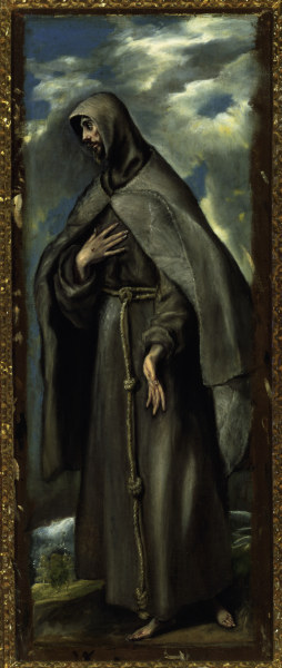 Francis of Assisi de (Dominikos Theotokopulos) El Greco