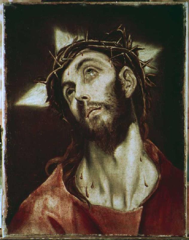 The Crucifie de (Dominikos Theotokopulos) El Greco