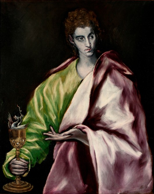 Saint John the Evangelist de (Dominikos Theotokopulos) El Greco