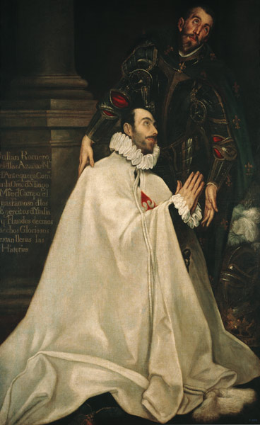 Julian Romero de las Azanas with St. Julian de (Dominikos Theotokopulos) El Greco