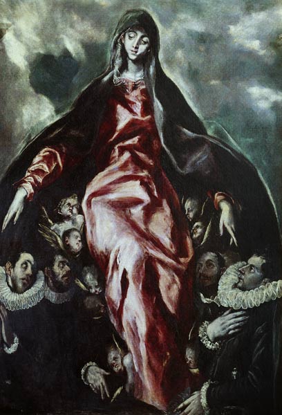 Protective casing Madonna de (Dominikos Theotokopulos) El Greco