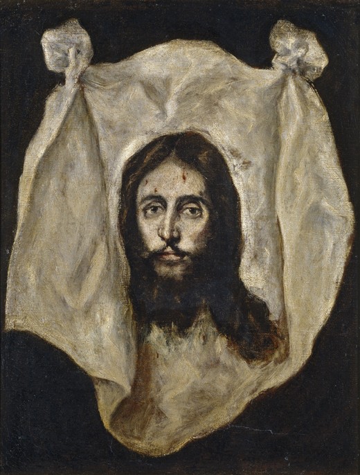 Holy Mandylion (The Vernicle) de (Dominikos Theotokopulos) El Greco