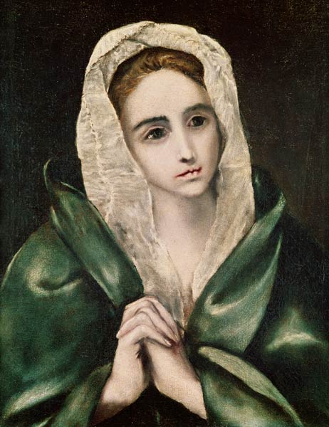 Mater dolerosa de (Dominikos Theotokopulos) El Greco