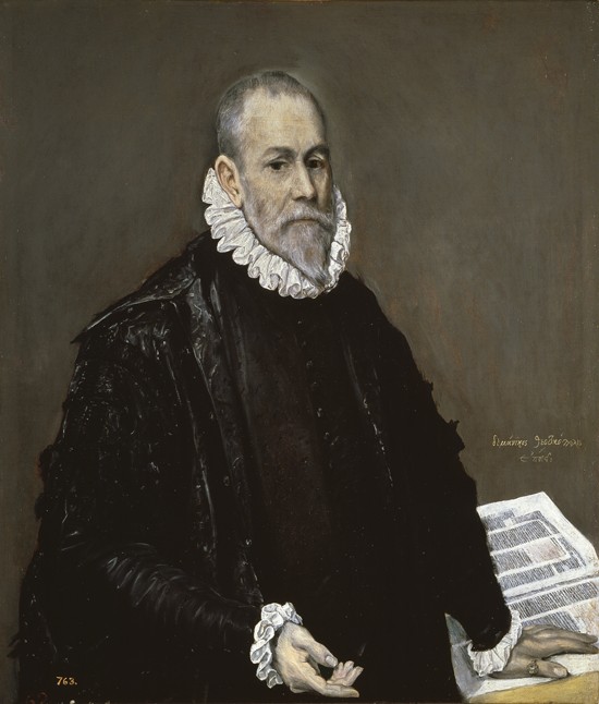 Portrait of a Physician de (Dominikos Theotokopulos) El Greco