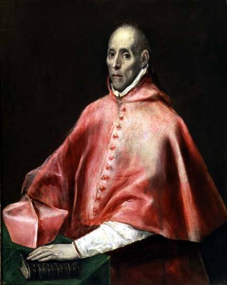 Portrait of Cardinal Juan de Tavera de (Dominikos Theotokopulos) El Greco