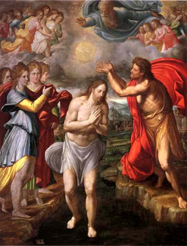 Baptize Christi II de (Dominikos Theotokopulos) El Greco