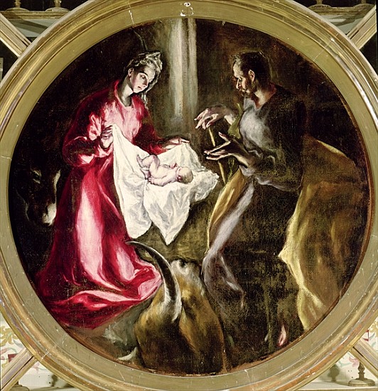 The Nativity, 1587-1614 de (Dominikos Theotokopulos) El Greco