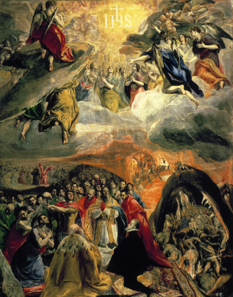 Dream of Philipp II de (Dominikos Theotokopulos) El Greco