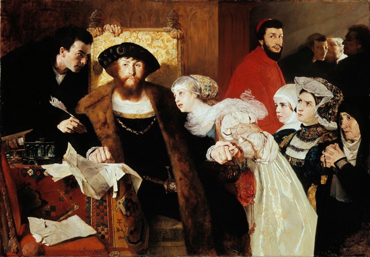 Christian II Signing the Death Warrant of Torben Oxe de Eilif Peterssen