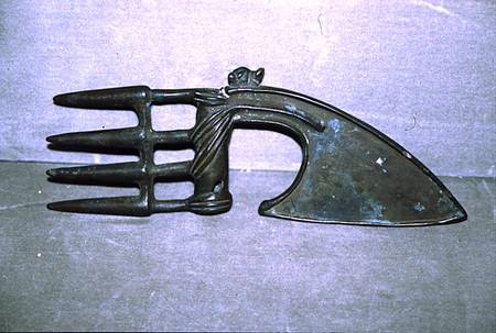 Axe blade with four spikes, from Lorestan, Iran de Elamite