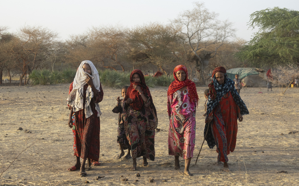 encounters with the red arab tribe on the way to Ndjamena, Tchad de Elena Molina