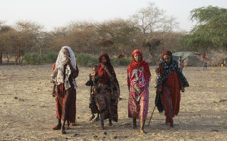 encounters with the red arab tribe on the way to Ndjamena, Tchad