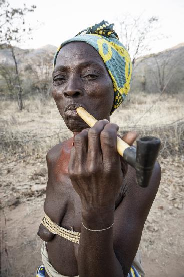 Mucubal elder, southern Angola
