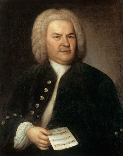 Retrato de Juan Sebastian Bach de Elias Gottlob Haussmann