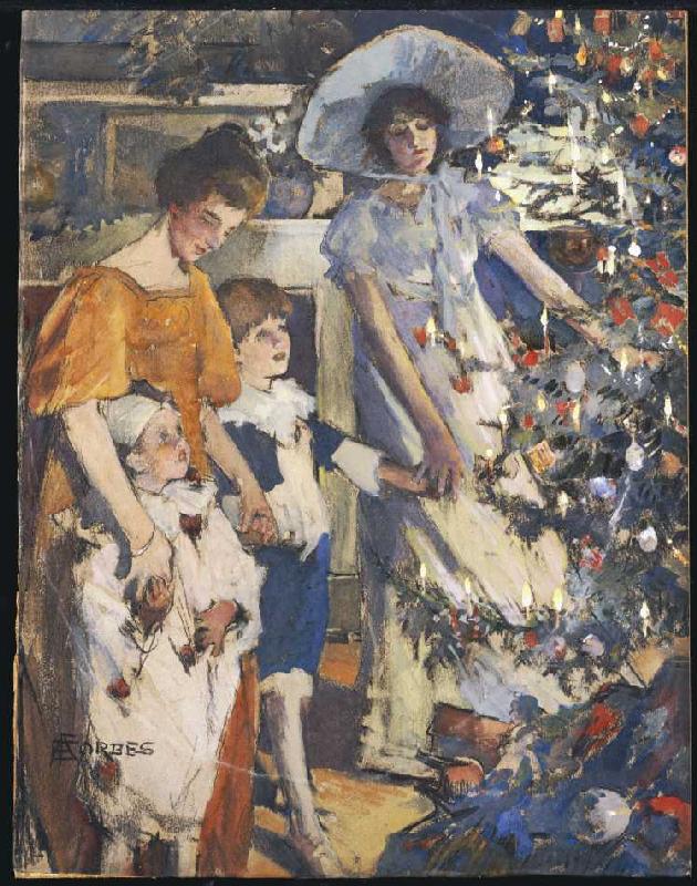 Der Weihnachtsbaum. de Elizabeth Adela Stanhope Forbes