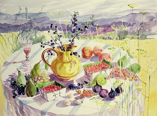 French Table (w/c)  de Elizabeth Jane  Lloyd