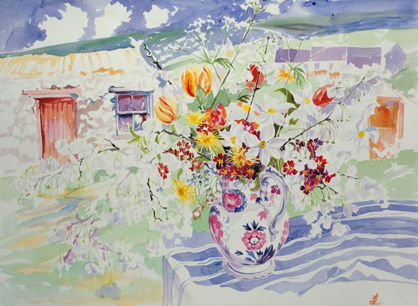 Spring Flowers on the Island de Elizabeth Jane  Lloyd