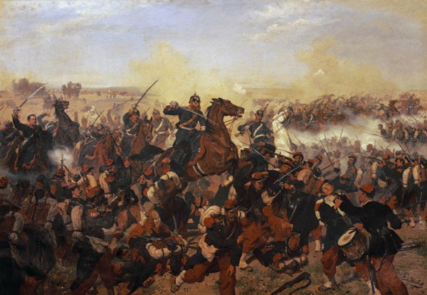 The Battle of Mars de la Tour on the 16th August 1870 de Emil Huenten
