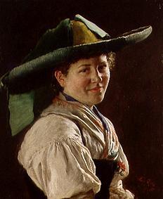 The green hat. de Emil Karl Rau