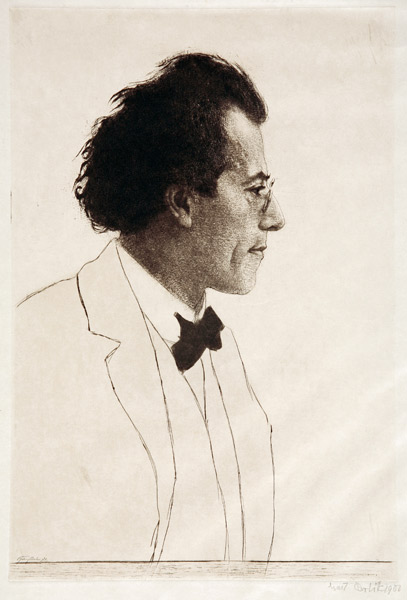 Gustav Mahler de Emil Orlik